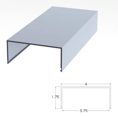 400CLDH - 1-3/4" X 4" Door Header