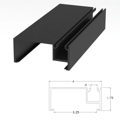 401BRWJ - 1-3/4" X 4" Wall Jamb