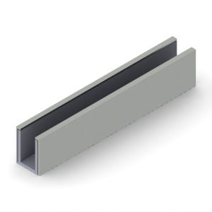 1x15UCBS - 1" X 1-1/2" U-Channel