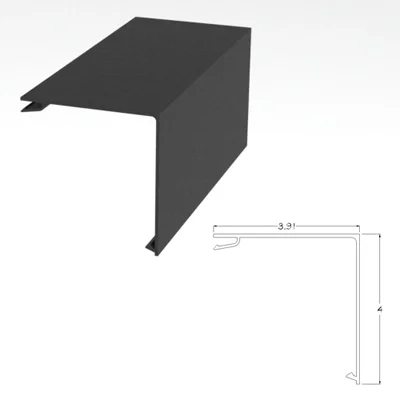 400BRFCP - 4" X 4" Flat Post