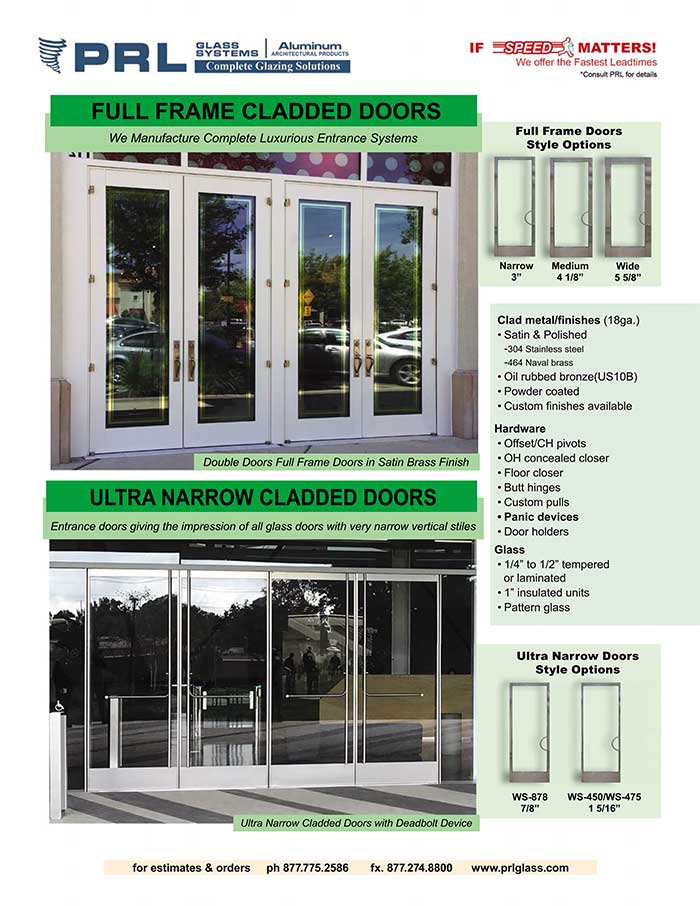 Full Framed Clad Doors