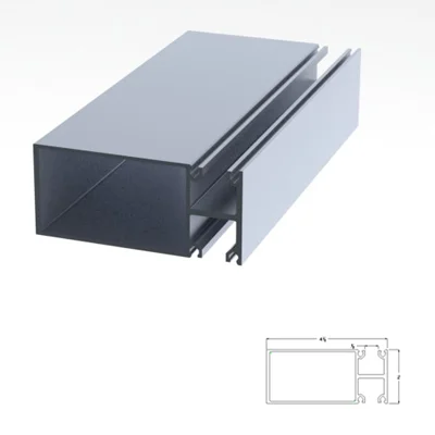 201CLVM - 2" X 4-1/2" Vertical Mullion