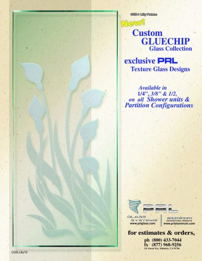 Gluechip Shower Glass - Lilly