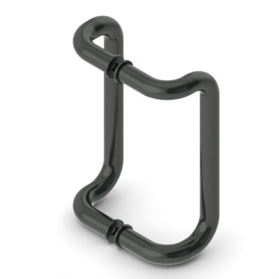 PL3EO12BLK - PL-3 PRL 12" Offset Back/Back Pull Handle