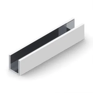 125X15UCPS - 1-1/4" X 1-1/2" U-Channel Clad