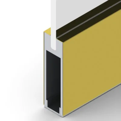 PL600PB - PL-600 Polished Brass Rail