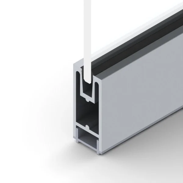 PL350SDSANO - PL-350 Dry-Set SIDELITE Rail Clear Anodized