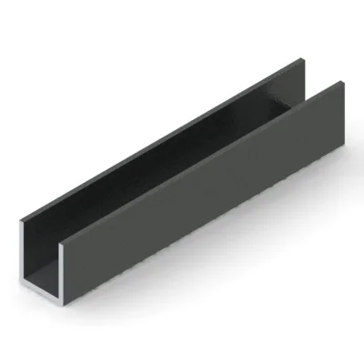 125X15UCBR - 1-1/4" X 1-1/2" U-Channel Bronze Anodized