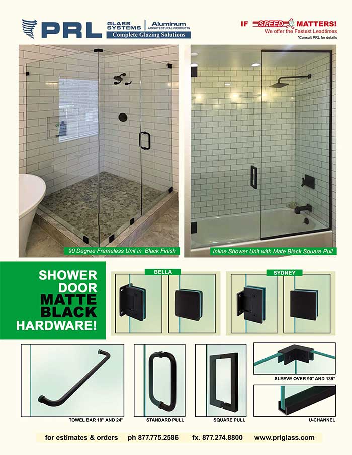 Shower Hardware Matte Black