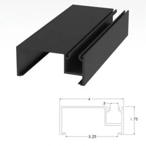 401BRWJ - 1-3/4" X 4" Wall Jamb