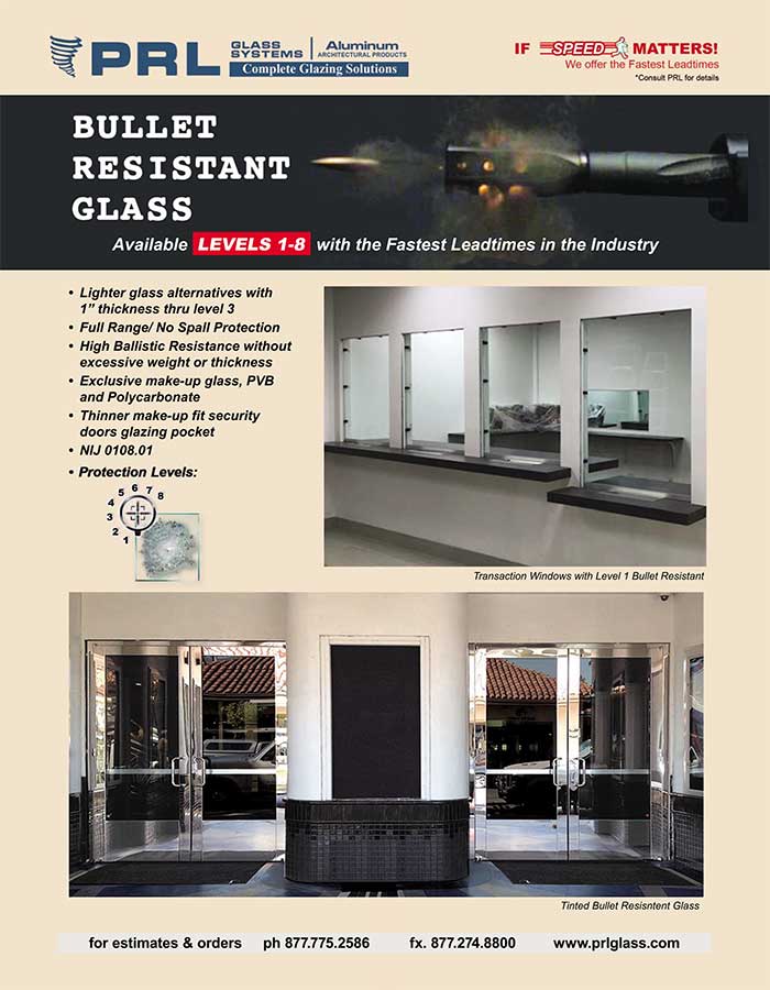 Laminated Bullet Resistant Glass