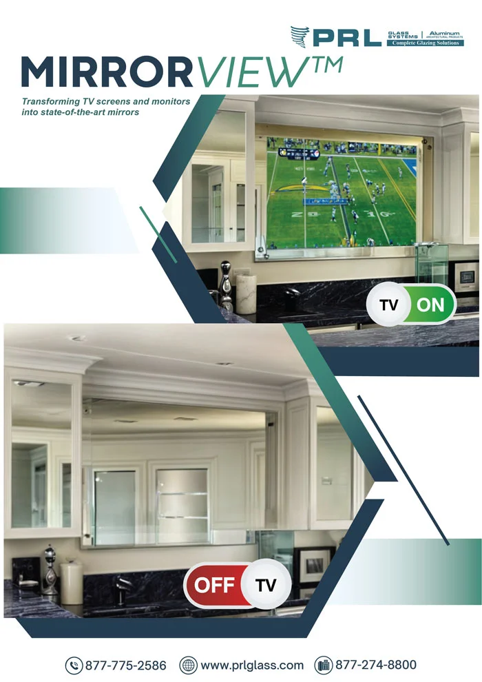 PRL MirroView™ TV glass