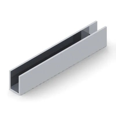 1x15UCCL - 1" X 1-1/2" Aluminum U-Channel