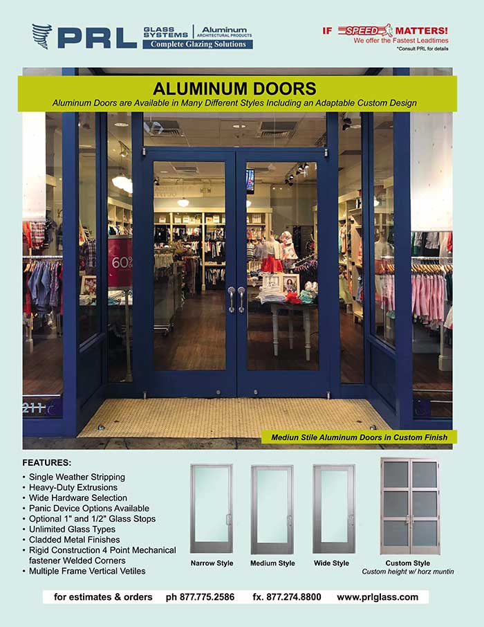 Aluminum Panic Doors