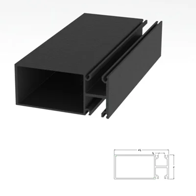201BRVM - 2" X 4-1/2" Vertical Mullion