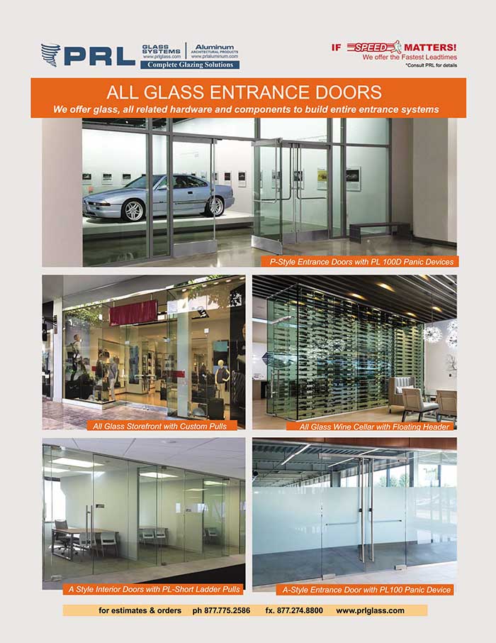 All Glass Entry Doors